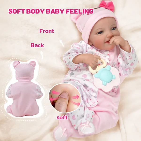 Baby Lynna 20'' Little Infant Girl - Image 4