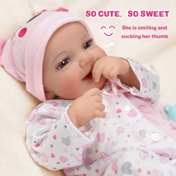 Baby Lynna 20'' Little Infant Girl - Image 5