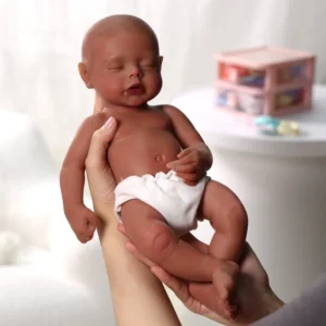 Lauren 12"/16'' Silicone Sleeping Baby African American Little Infant Girl